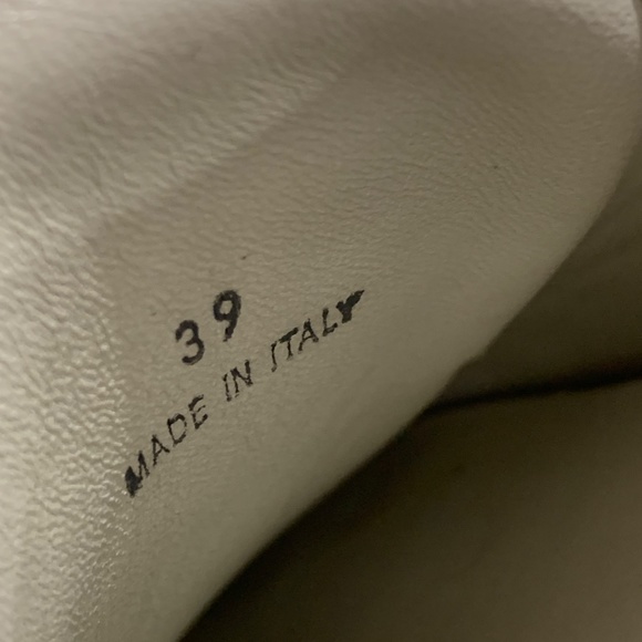 Lanvin Sneakers pink red silver python exotic lambskin lace up 39 us 9 Rose NWT - Picture 8 of 16